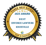 Three Best Rates 2025 Award - Best Divorce Lawyers Knoxville